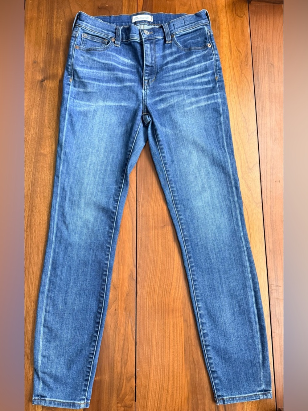 Madewell Women's Skinny Jeans in Medium Blue Wash 28 (28x27)